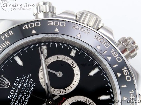 MiroTime 0422 Daytona 126500 QF 1:1 Best Edition 904L Steel Black Dial on SS Braclet SH4131 V ZeroBulk 1296